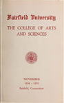 College of Arts and Sciences - Undergraduate Course Catalog (November 1958-1959) by Fairfield University