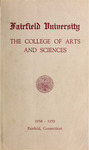 College of Arts and Sciences - Undergraduate Course Catalog (1958-1959) by Fairfield University