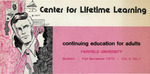 Center for Lifetime Learning - Course Catalog (Fall 1973) by Fairfield University