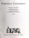 School of Business - Graduate Course Catalog (1991-1992)