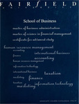 School of Business - Graduate Course Catalog (1996-1997) by Fairfield University