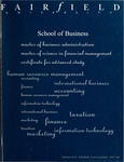 School of Business - Graduate Course Catalog (1997-1998) by Fairfield University