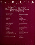 Undergraduate Course Catalog (1997-1998) - College of Arts and Sciences; School of Business; School of Nursing; School of Engineering by Fairfield University
