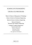 School of Engineering - Graduate Course Catalog (2012-2013)