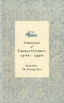 Chronicles of Fairfield University (1942 - 1992).  Book 1: The Founding Years.
