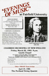 Evenings of music - Chamber Orchestra of New England by Fairfield University