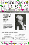 Evenings of music - Andrew Heath - 1986 by Fairfield University