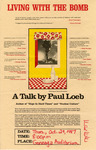 Living with the bomb: a talk by Paul Loeb by Fairfield University