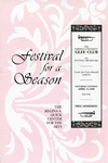 Festival for a season - Fairfield University Glee Club 1990 by Fairfield University
