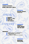 Fairfield University Orchestra spring concert 1991