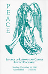 Peace: liturgy of lessons and carols - Advent Eucharist (1990) by Fairfield University