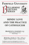 Hindu love and the practice of Catholicism - Rev. Francis X. Clooney, S.J.