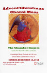 Advent/Christmas choral Mass 2010 by Fairfield University
