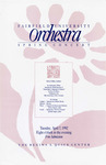 Fairfield University Orchestra spring concert 1992