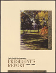 President's Report 1992-1993 by Rev. Aloysius P. Kelley, SJ