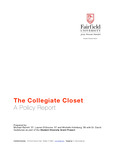Collegiate Closet: A Policy Report by Fairfield University