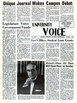 University Voice - Vol. 01, No. 01 - October 01, 1970