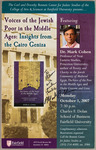 Voices of the Jewish Poor in the Middle Ages: Insights from the Cairo Geniza by Mark R. Cohen