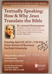 Textually Speaking: How & Why Jews Translate the Bible by Leonard J. Greenspoon