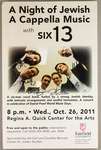 Night of Jewish A Cappella Music with six13 by six13