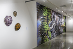 Installation image of the exhibition Streaming: Sculpture by Christy Rupp by Fairfield University Art Museum