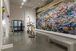 Installation image of the exhibition Streaming: Sculpture by Christy Rupp by Fairfield University Art Museum