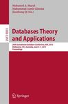 Databases Theory and Applications by Mohamed A. Sharaf, Muhammad Aamir Cheema, Jianzhong Qi, Haishuai Wang, Peng Zhang, Ling Chen, and Chengqi Zhang