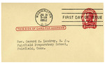 2 cent Lincoln preprinted postcard by Gerard M. Landrey S.J.
