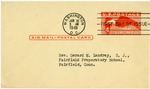 4 cent air mail preprinted postcard