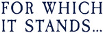 For Which It Stands…Vinyl Wall Letters