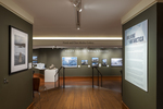 Installation image from the exhibition Helen Glazer: Walking in Antarctica by Fairfield University Art Museum