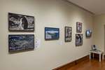 Installation image for exhibition Helen Glazer: Walking in Antarctica by Fairfield University Art Musem