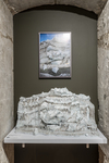 Installation image for exhibition Helen Glazer: Walking in Antarctica by Fairfield University Art Musem