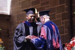Larry Doby accepting honorary degree