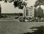 Campus on graduation day 1951