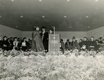 Guests of honor seated on stage