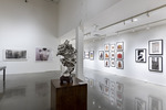 Installation image of the exhibition ink/stone by Fairfield University Art Museum