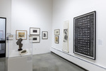 Installation image of the exhibition ink/stone by Fairfield University Art Museum