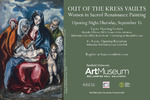 Out of the Kress Vaults - Digital Invitation by Fairfield University Art Museum