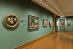 Installation image from the exhibition Out of the Kress Vaults: Women in Sacred Renaissance Painting by Fairfield University Art Museum