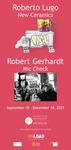Robert Gerhardt: Mic Drop - Hall Banner by Fairfield University Art Museum