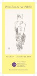 Prints from the Age of Rodin Rack Card by Fairfield University Art Museum