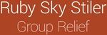 Ruby Sky Stiler: Group Relief - Vinyl Wall Letters