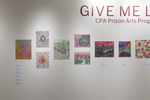 Installation image for exhibition Stitching Time by Fairfield University Art Museum