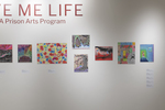 Installation image for exhibition Stitching Time by Fairfield University Art Museum