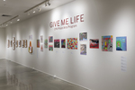 Installation image for exhibition Stitching Time by Fairfield University Art Museum