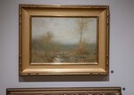 Installation image of the exhibition Dawn & Dusk: Tonalism in Connecticut by Fairfield University Art Museum