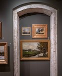 Installation image of the exhibition Dawn & Dusk: Tonalism in Connecticut by Fairfield University Art Museum