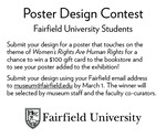Women's Rights are Human Rights - Poster Design Contest by Fairfield University Art Museum